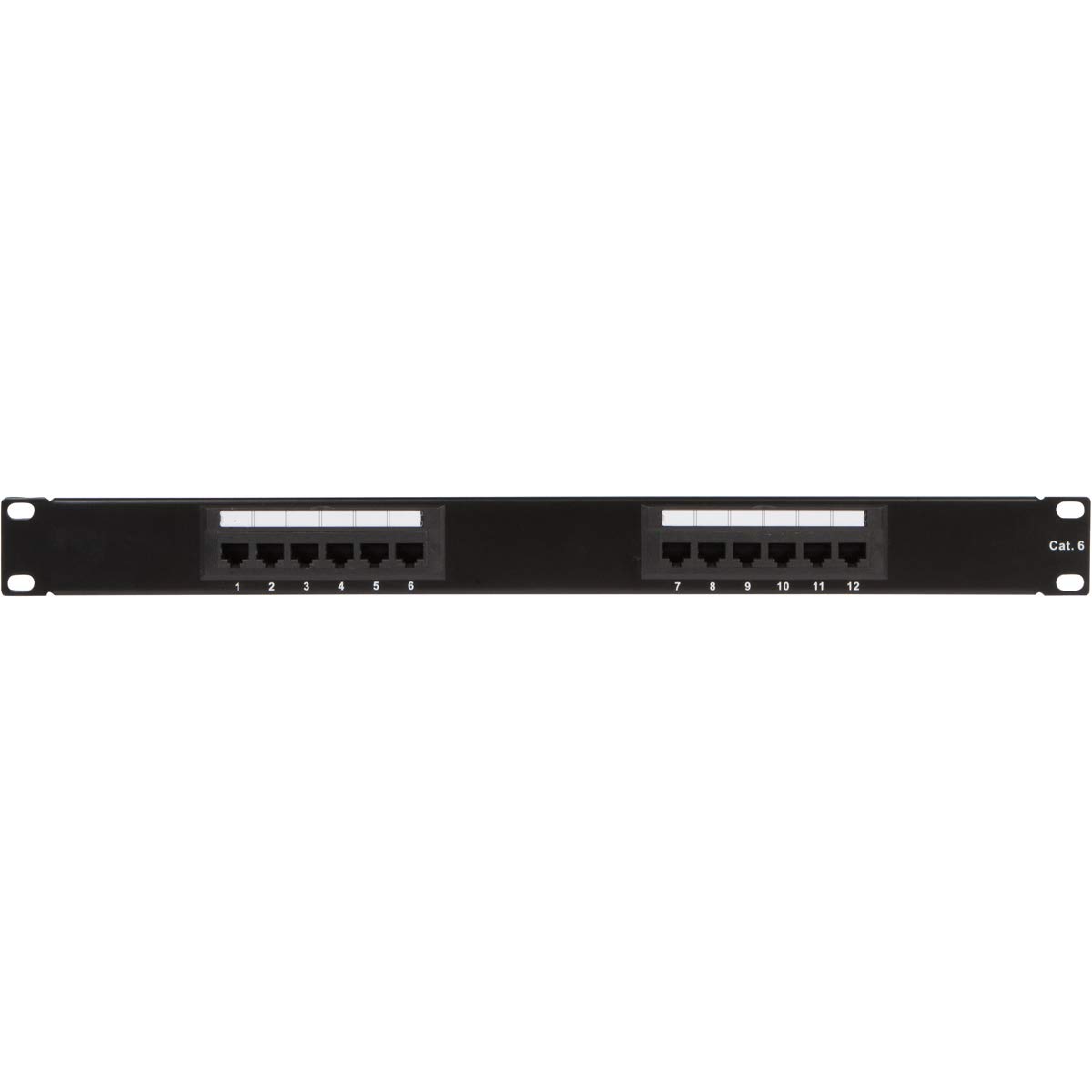Buyer's Point 12 Port Cat6 RJ45 Patch Panel | Built for Rack or Wall Mount Cable Management w/Punch Down Tool, Server Compatible with Cat 3/4/5/5e/6 — 1 Pack