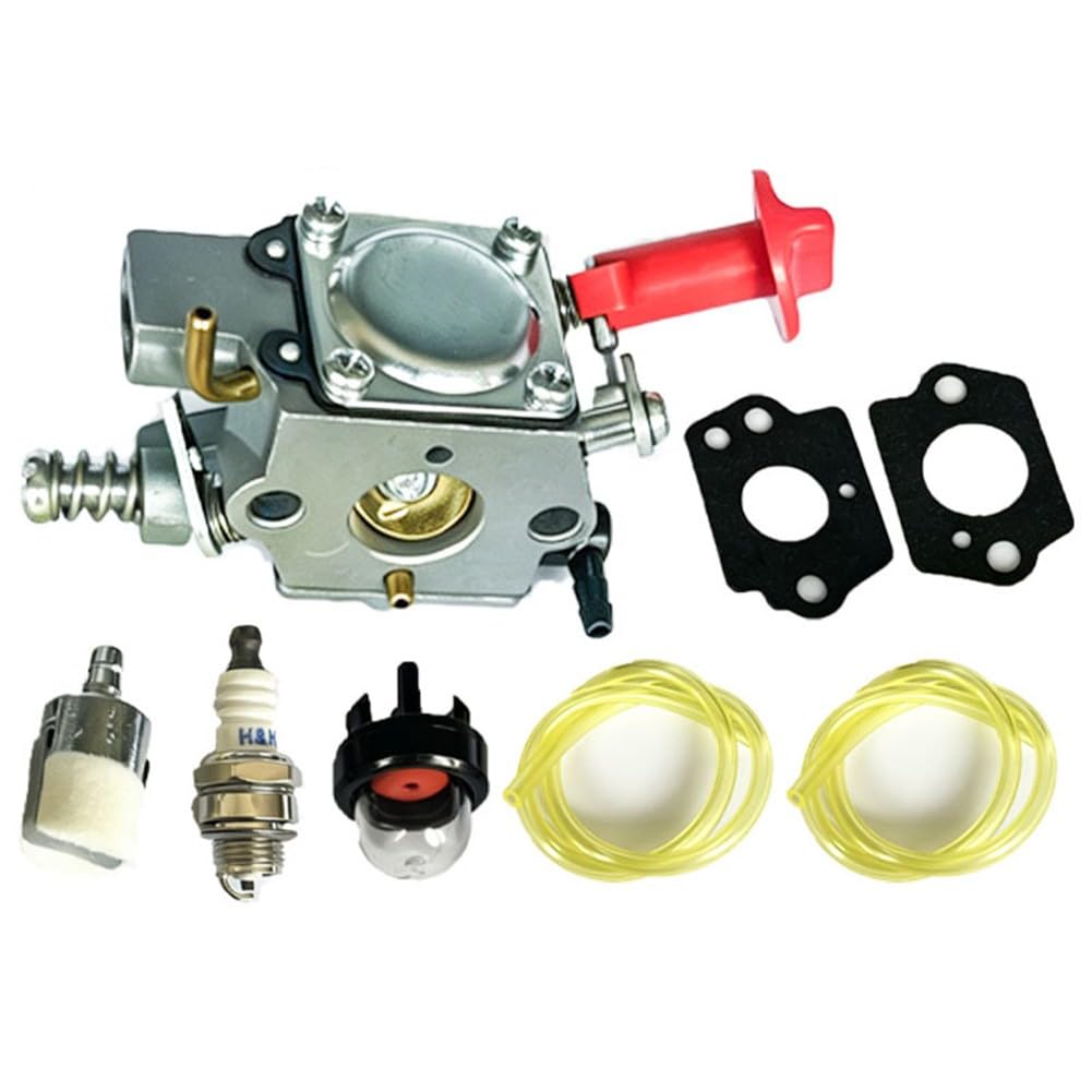 Carburador CS-260T CS-260TES Motosierra para sustituye a A021001400 A021001401 WT-843 con kit de filtro de chispa de junta de línea de combustible