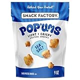 Snack Factory Pop'ums Sel de mer Bretzel Snacks, sachet de 255 g