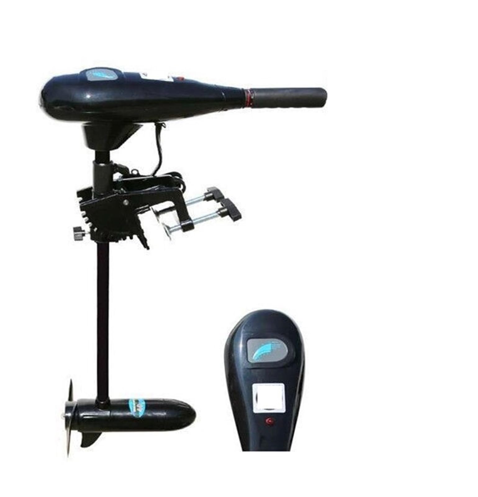 Silnik zaburtowy, 40LBS 12V pontonowy elektryczny silnik zaburtowy, silnik zaburtowy 380W, do sportów wodnych, wędkarstwa, prędkości kajaka do pontonów, kajaków