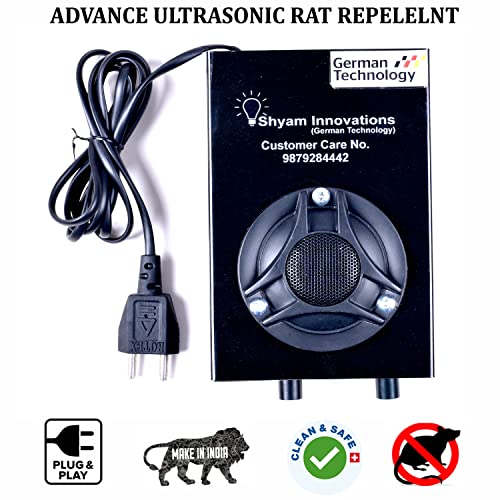 Image of SHYAM INNOVATIONS Ultrasonic Rat & Rodent Pest Repellent To Provide You Healthy Surrounding From Rats & Rodents Easy & Safe For Home, Office, Kitchen (Area Cov:2000 Sq. Feet)