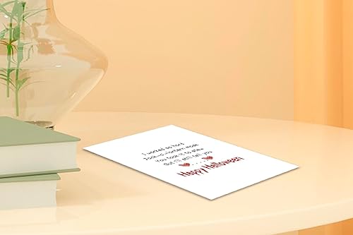 Miniatura 10 de Divertida tarjeta de Halloween, tarjeta de amor, para novio, novia, pareja, tarjeta de felicitación humorística, para marido, esposa, prometida,