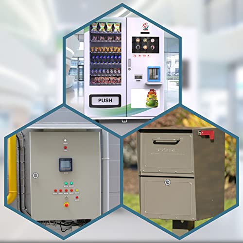 Kemcatui 2Pcs Vending Machine Lock, Soda Machine Locks With Keyed Alike, Candy Vending Machine Lock Snack Machine Lock Tubular Keyway #TOP6