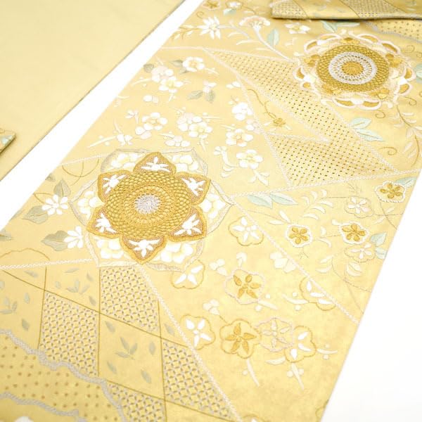 専用帯3370 ●高級 正絹 中国三大刺繍 汕頭刺繍 相良刺繍 袋帯 華文 花文 専用帯2 ○中国三大刺繍 汕頭刺繍 相良刺繍 高級 正絹 袋帯 華文