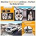 Baby Car Camera for 2 Kids - 7-Inch Split-Screen Monitor, Dual HD 1080P Cameras, Night Vision, 360° Rotatable, Easy Install Backseat Camera for Safety & Convenience - Perfect for Twins or Siblings