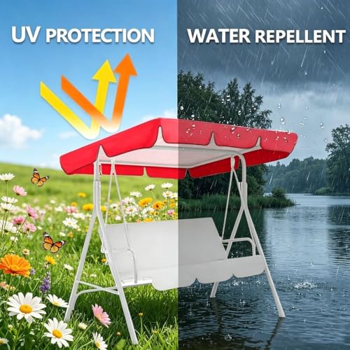 Capota para columpios universal con acabado textil premium de alta densidad 6