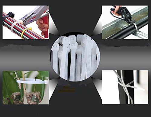 Derencias pesadas con tirolina, Bridas for cables, bridas con cremallera, 1000 piezas, flejes de plástico fijos, bridas for cables de nailon autoblocantes, correas for flejes for cables(3x15