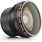 Opteka 0.20X Professional AF Fisheye Lens for Nikon D5, D4, D3, Df, D850, D810, D800, D750, D610, D500, D7500, D7200, D7100, D5600, D5500, D5300, D5200, D3500, D3400, D3300, D3200 Digital SLR Cameras