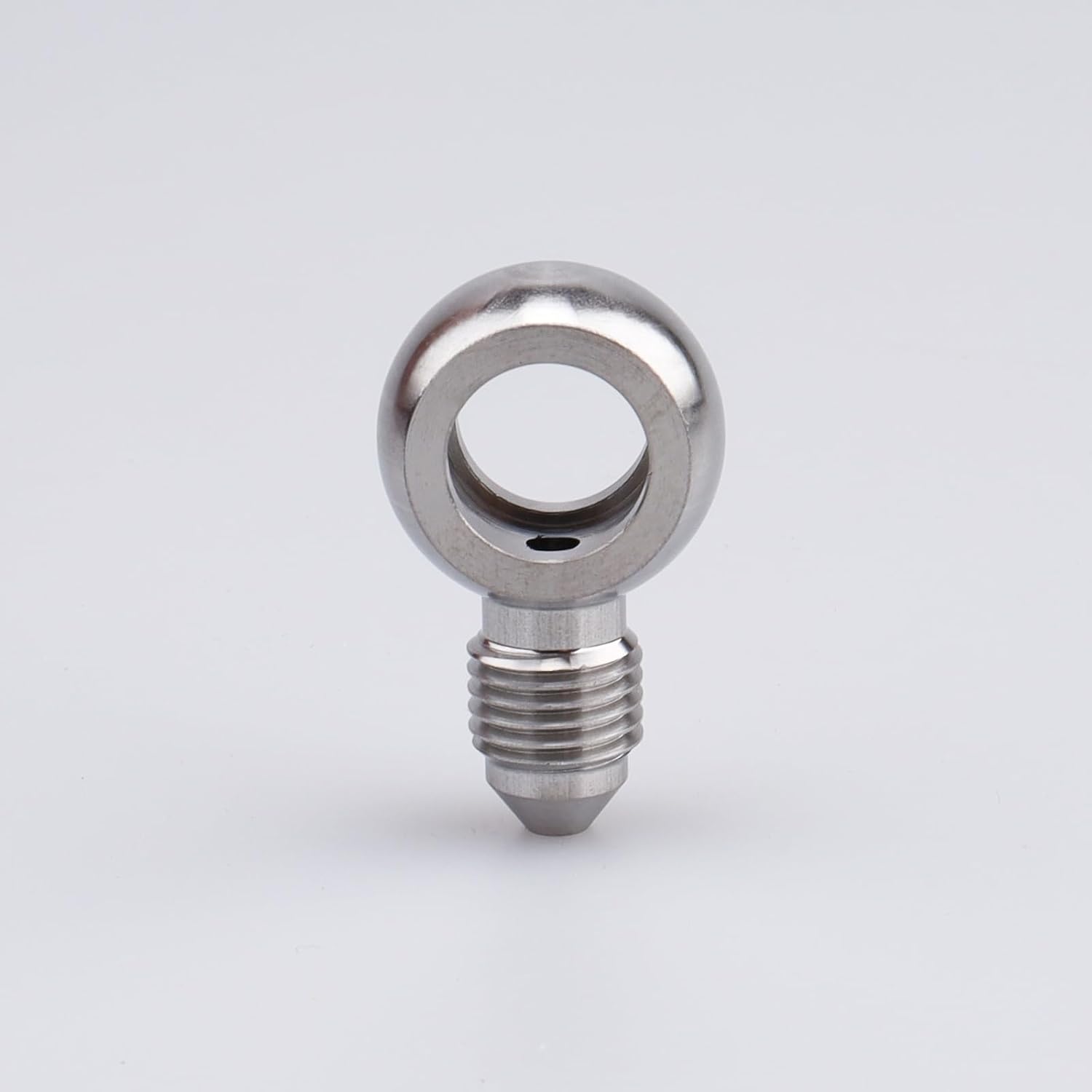 AC PERFORMANCE 12mm ID to -4 AN Banjo Fitting Stainless Steel, Short Version, Full length 36.25mm
