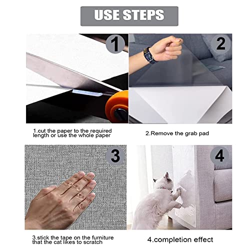 Protezione Graffi Gatto,6 Pezzi Proteggi Divano
