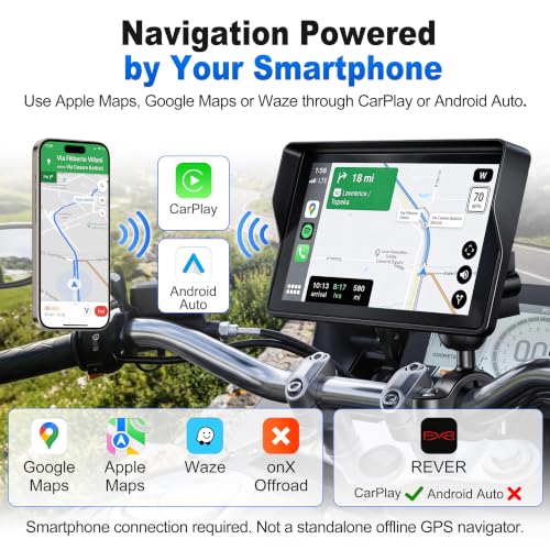 YZW 5-Inch IP69K Motorcycle GPS
