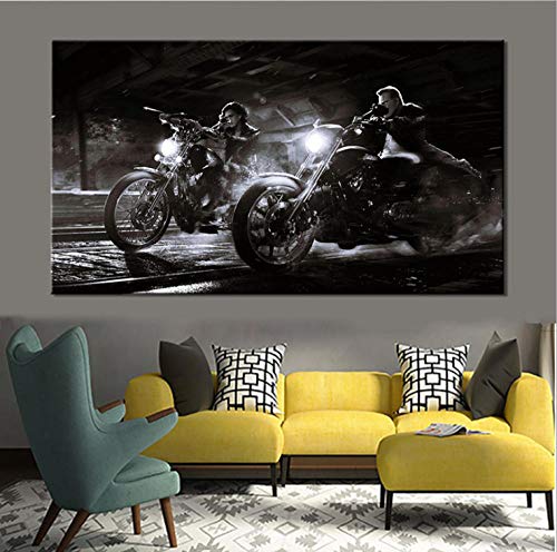 Tableau abstrait peint à la main, une œuvre minimaliste moderne pour salon chic