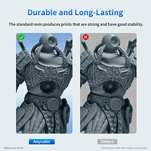 image for ANYCUBIC Upgraded 8K 3D Printer Resin, 3D Printing Resin with High Pre