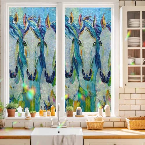 Vinilo Decorativo Estático Azul 19.6 x 39.3 Pulgadas miniatura 2