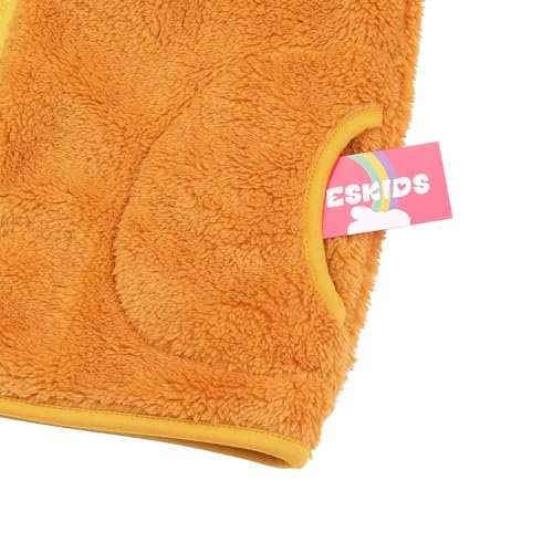 Image of JESKIDS Girls' Boys Sherpa Fleece Vest Outwear Lightweight Solid Color Cute Jacket with Pockets 2-11 Years