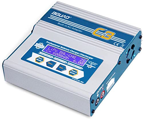 AC DC 50W 6A Balance Charger for NiMH NiCD LiPO Li-Fe LiHV Battery Packs