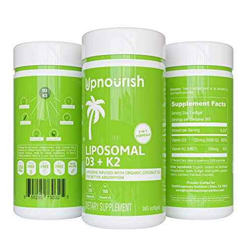 Liposomal Vitamin D3 K2 MK7365 Softgels VIT D in Pakistan