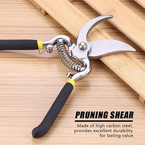 Tijeras de podar GeRRiT acero carbono 8'' para jardín miniatura 3