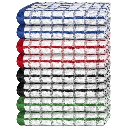 Premium 8-Pack Cotton Kitchen Towels