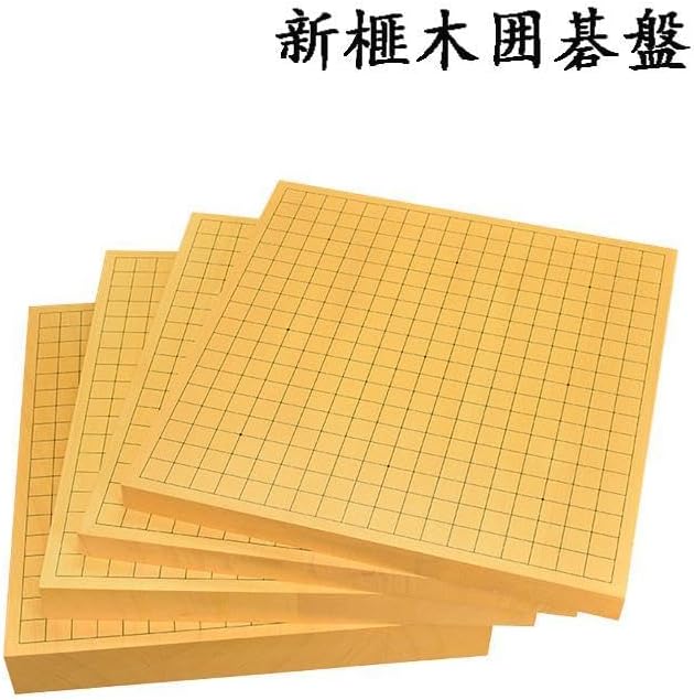 囲碁盤　木刻印線　卓上接合碁盤　新榧　色目の優しい　新かや厚さ40mm 松 囲碁盤 木刻印線 卓上接合碁盤 新榧 色目の優しい 新かや