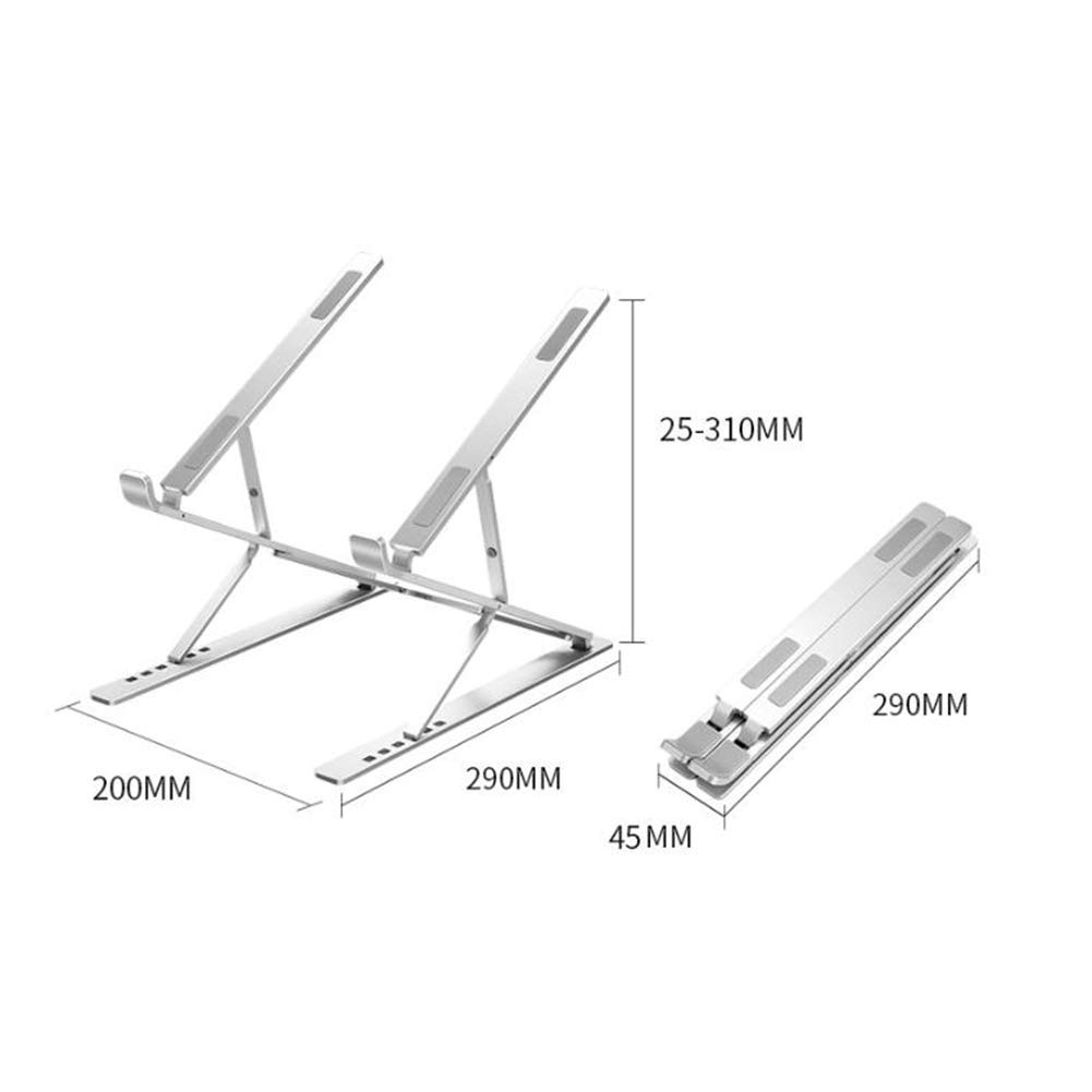 Supporto per Laptop, Supporto ergonomico Regolabile per Laptop Supporto per Monitor Portatile Pieghevole Compatibile con Tutti i Laptop, più Laptop da 11-23 Pollici