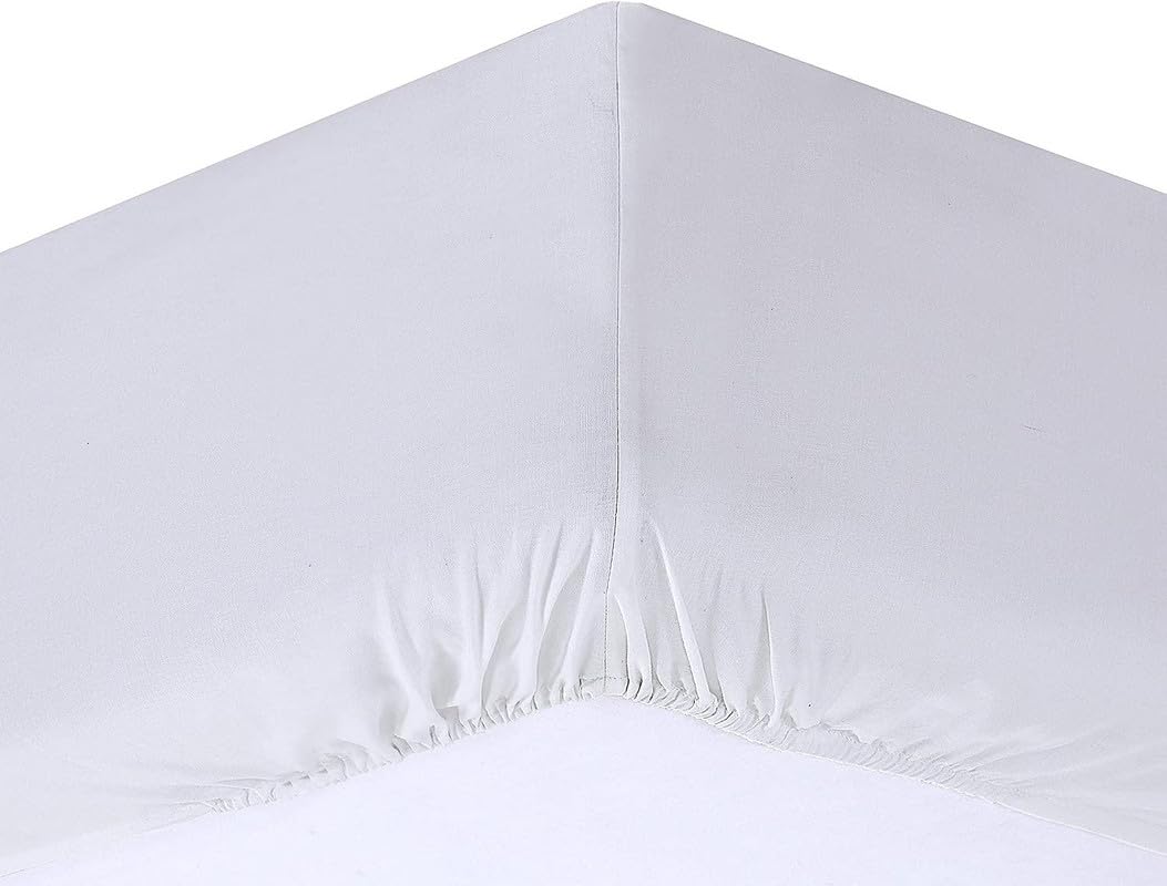 Drap Housse 90x190 Enfant Couleur Caramel, 100GSM Microfibre Bonnet 30cm, Respirant, Doux et Anti-Rides Lot de 2
