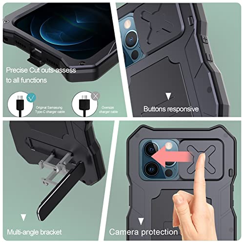 Coque armure pour iPhone 13 protection intégrale métal pour le chantier