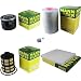 Produktbild EISENFELS Filter Set Inspektionspaket erstellt mit MANN-FILTER Ölfilter W 914/28, Luftfilter C 17 237/1, Kraftstofffilter PU 723 x, Innenraumfilter CU 2544, Verschlussschraube