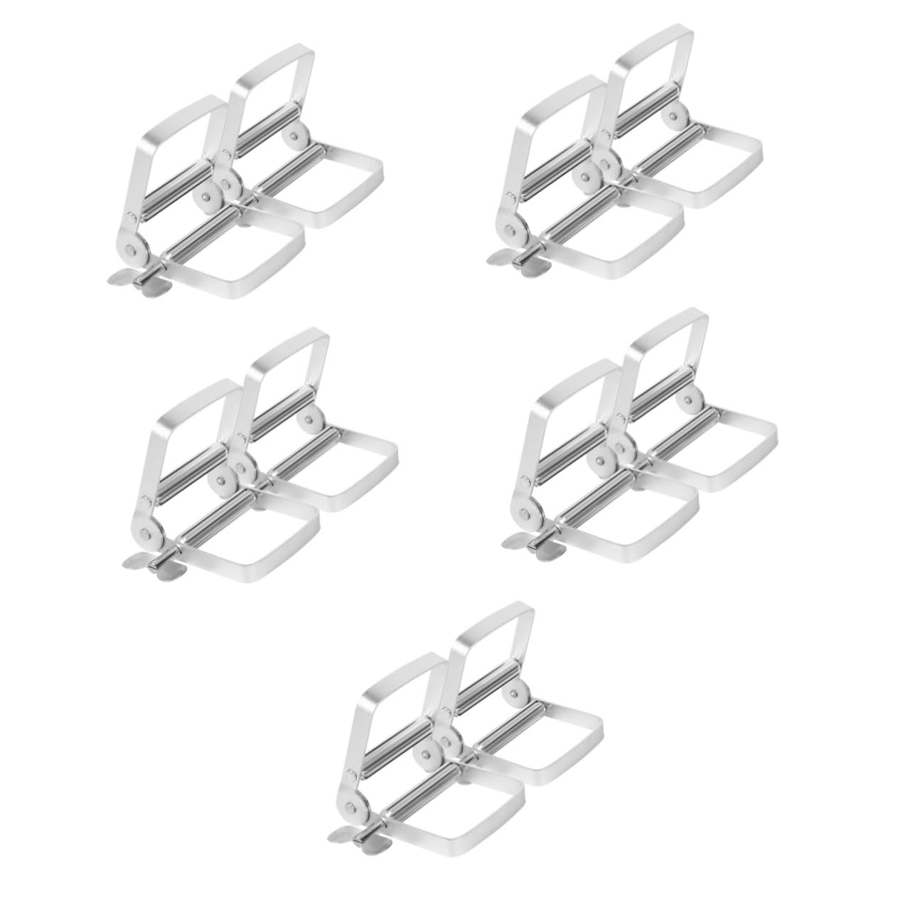 10piezas Exprimidor De Tubos Para Pasta De Dientes y Tintes De Cabello Squeezer Manual Para Cosméticos y Lociones Herramienta Práctica Para Desperdicio y Facilitar El Uso El