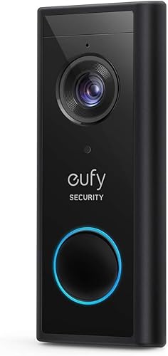 eufy - Timbre de seguridad Smart Wi-Fi Agregar Video Doorbell 2K - Negro (renovado)