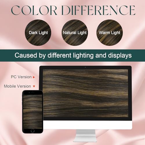 Image of Easyouth Balayage U Tips Hair Extensions Human Hair, 14 Inch 50G 50S, Ktip Extension, Straight Utip for Short Hair with Invisible Design