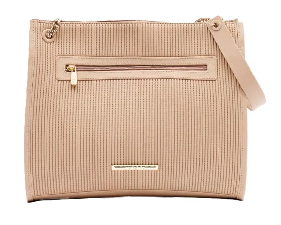 Bolsa Petite Jolie Olga Nude Ombro PJ10072 Transversal Nova