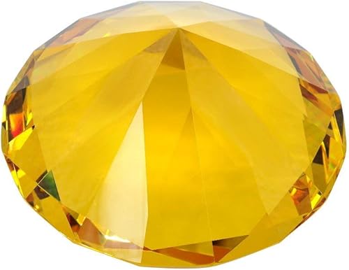 Miniatura 7 de TRIPACT - Pisapapeles de cristal con forma de diamante, color original, 3.937 in, grado 03