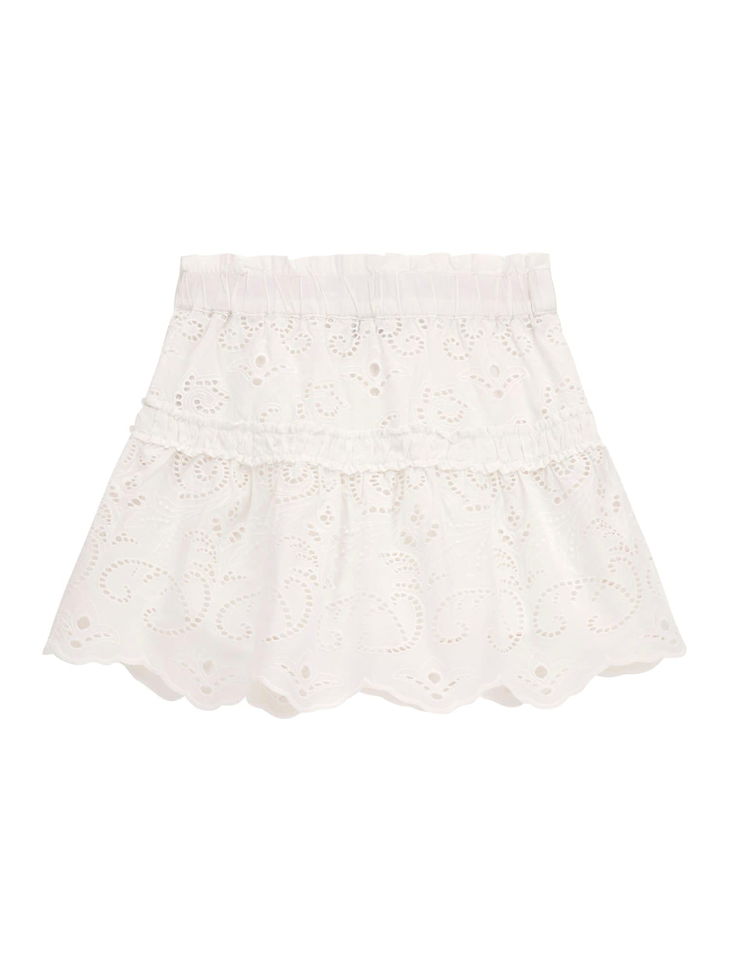 Guess Sangallo Skort Gonna Pantalone Bambine e Ragazze
