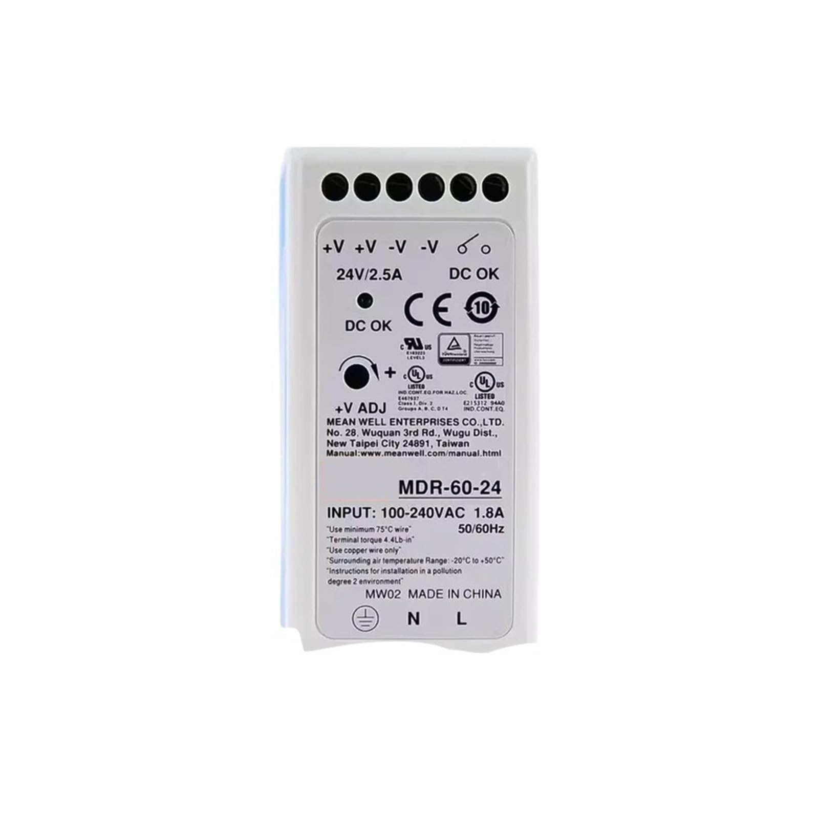 BFSYDLUJ MDR-60 60W switching power supply 5V 12V 24V 48V(MDR-60-12)