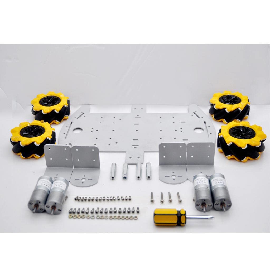 Robot Inteligente con Chasis Y Kit (Motor TT, Acoplamiento, Ruedas Mecanum)