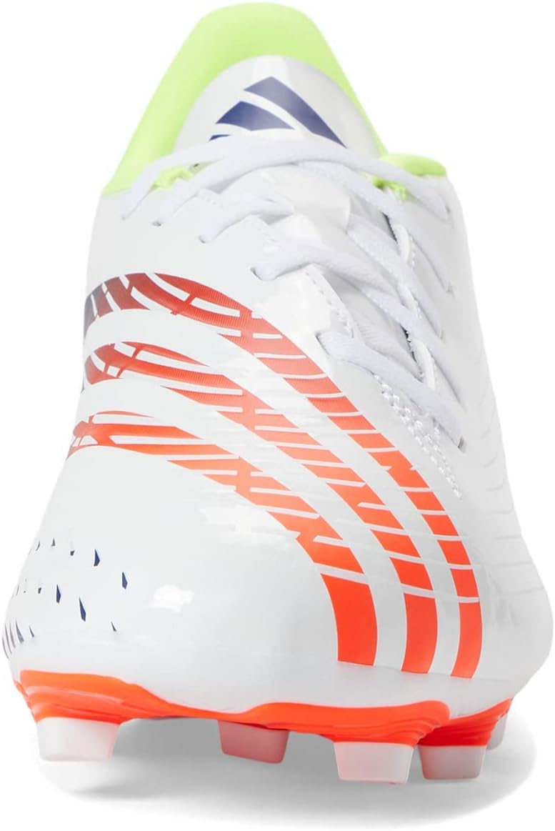 adidas Unisex-Adult Edge.4 Predator Flexible Ground White/Solar Yellow/Power Blue 10 - Image 4