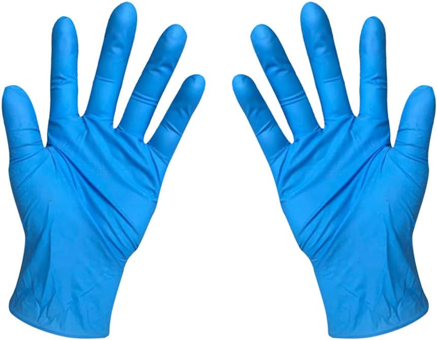 FBGood Disposable Protective Gloves for Students – Nitrile Gloves for Children Disposable Gloves for Crafts, Painting, Gardening, Costume, Cleaning, 20PC