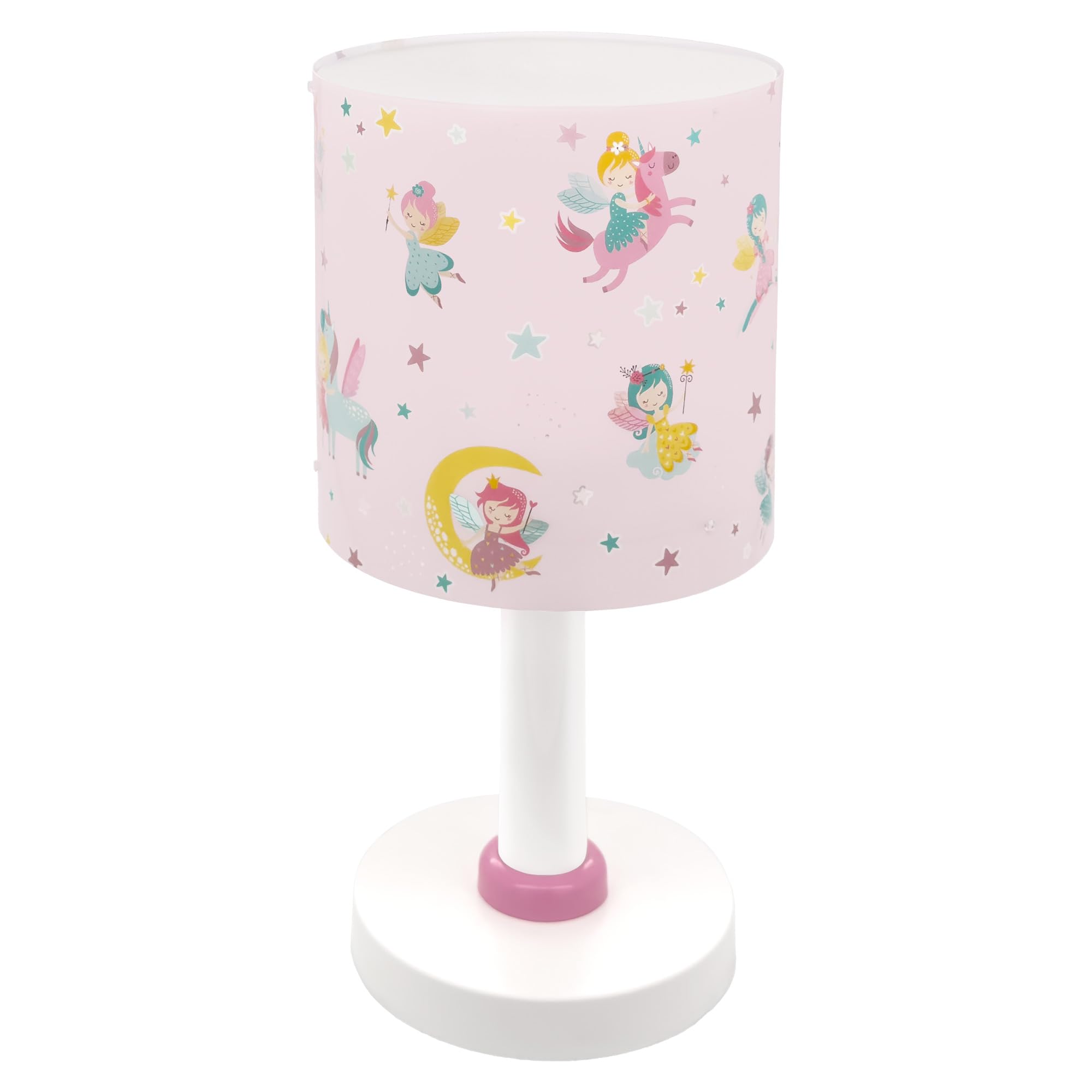 Dalber Lámpara Infantil De Mesa o Mesita Fairy Dreams Hadas Rosa