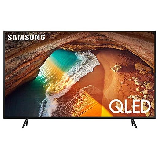 Samsung QN65Q60RAFXZA Flat 65-Inch QLED 4K Q60 Series Ultra HD Smart TV with HDR and Alexa Compatibility (2019 Model)