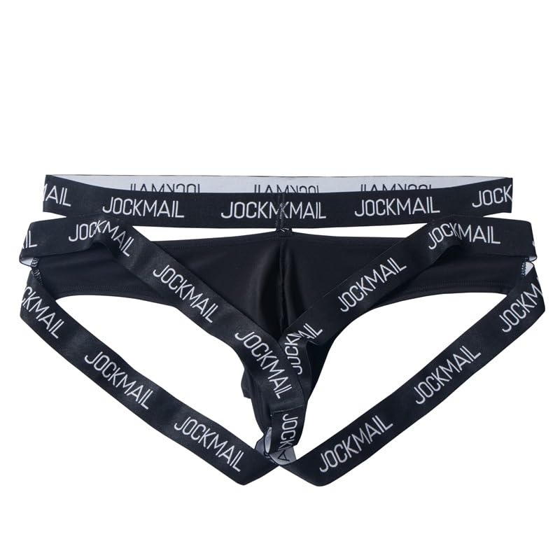 JOCKMAIL Mens Low Waist Jockstrap Underwear Sexy Mesh Athletic Supporter Men Sports Underwear 6
