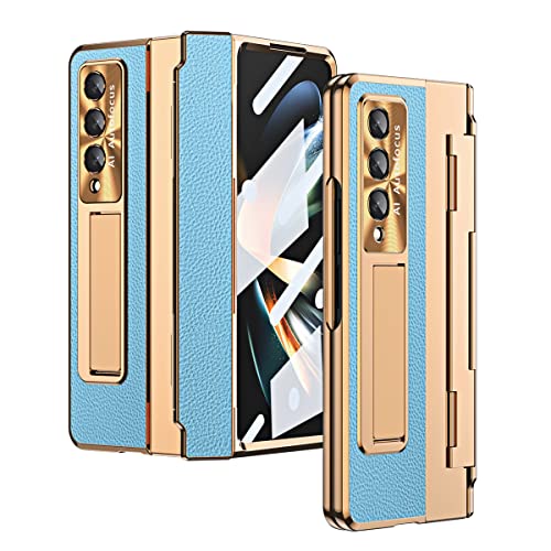 Coque Galaxy Z Fold 3 antichoc dorée pour regarder vos vidéos en mains libres