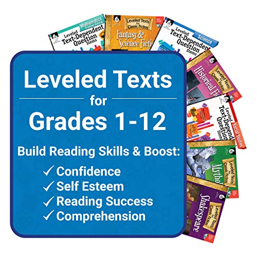 Leveled Text - Dependent Question Stems (Classroom Resources) For Grades K - 12 #TOP4