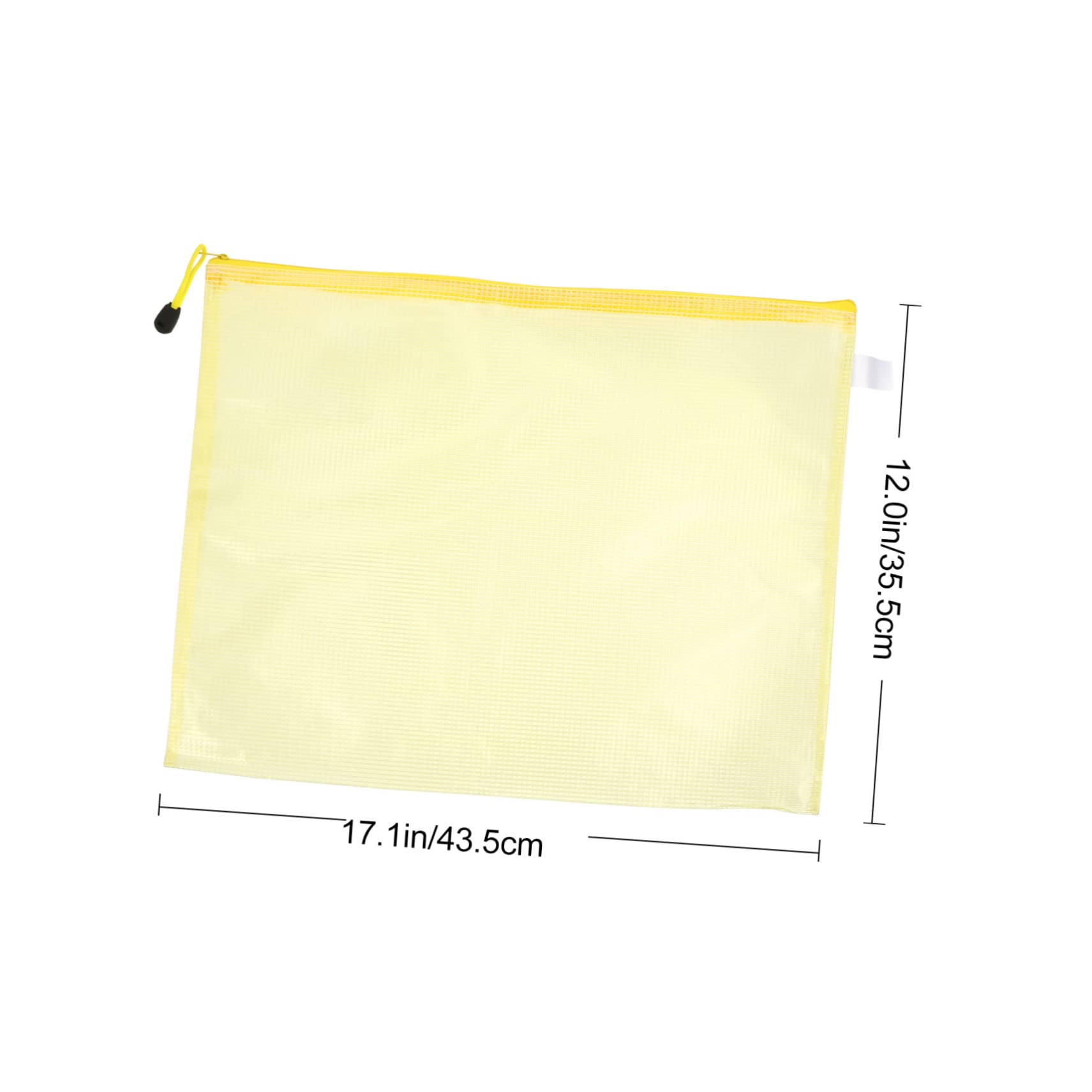 Mipcase 10Pezzi Sacchetti File con Cerniera Traslucido Organizzatori Documenti per Ufficio e Scuola per Viaggi e Classificazione Documenti