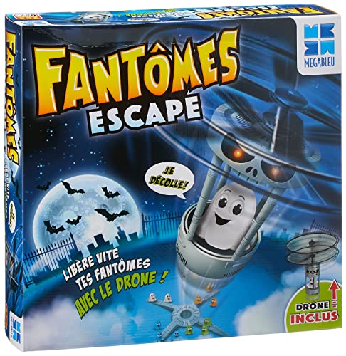 Megableu- 678 088 - Jeu de Société fantomes escape, Vert.