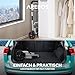 Arebos 3in1 Einkaufstrolley | Trolley groß 56 Liter | Einkaufswagen mit Kühlfach | Einkaufstasche mit Rollen | Klappbarer Shopper | klappbar Tasche abnehmbar | Einkaufsroller, Handwagen | Schwarz