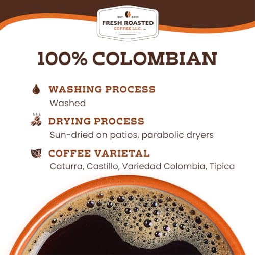 Fresh Roasted Coffee 100% Colombian