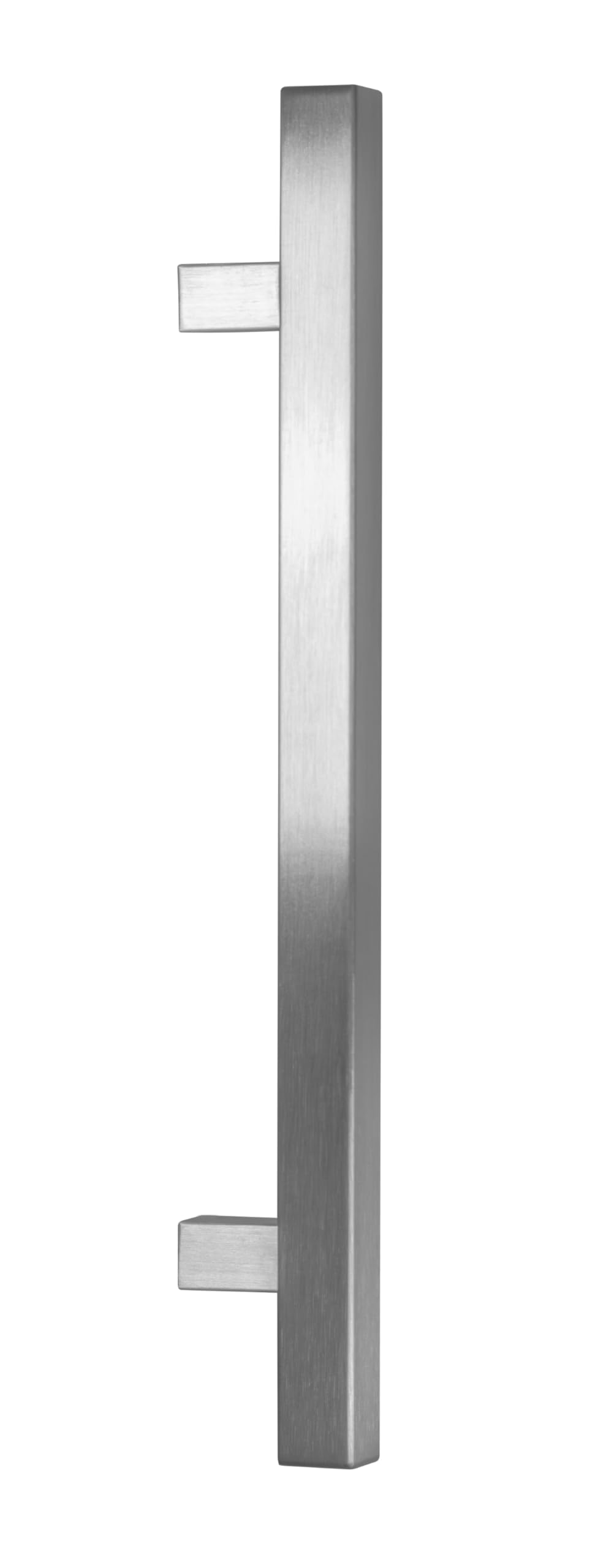 Maniglione in Acciaio Inox Satinato 30x30 mm – Diritto, Lunghezza 500 mm, Interasse 350 mm – Per Porte Interne, Esterne, Blindate, Vetro, Negozi