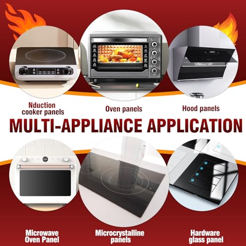 WEILAOK Hochtemperaturkleber, backofen Hitzebeständiger Kleber, Hochtemperatur Silikon, Kleber hitzebeständig für die Hochtemperaturabdichtung Verschiedener Arten von Kaminen, Öfen, 100 ml, Schwarz