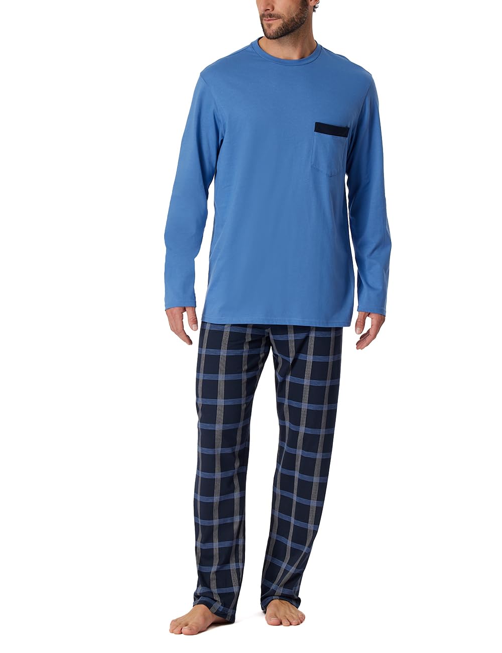 Schiesser Herren Schlafanzug lang - Nightwear Set